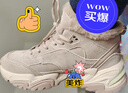 斯凯奇（Skechers）女鞋春加绒厚底老爹鞋中帮雪地靴防滑休闲鞋167338 实拍图
