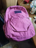 JANSPORT杰斯伯双肩包男背书包女休闲学生校园包 47LWEW6 黑梅粉 实拍图