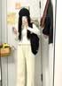 浪莎毛衣女秋冬新款2026年洋气内搭针织衫半高领修身蕾丝加绒打底衫女 实拍图