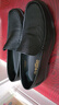 金利来（Goldlion）男鞋商务休闲鞋舒适轻质透气时尚皮鞋596830193ALB-黑色-39码 实拍图