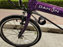 大行（DAHON）折叠自行车20英寸18速男女式公路折叠车KAC083 紫色 实拍图