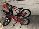 京东京造 24英寸青少年山地车自行车铝合金禧玛诺7速碟刹成年人学生红色 实拍图