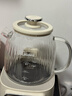 美的（Midea）花漾0胶水全玻璃养生壶 多功能煮茶壶 母婴烧水壶 恒温电热水壶 全自动一体煮茶器1.2L YS12B302J 实拍图