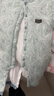 婧麒（JOYNCLEON）婴儿连体衣新生儿衣服秋冬保暖夹棉哈衣满月宝宝内衣纯棉连体衣 大树粉【优选精梳棉】 80cm 实拍图