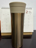 膳魔师（THERMOS）钛杯纯钛保温杯办公咖啡杯商务茶杯可定制团购水杯生日礼物TCTC 矿石金【升级钛茶隔】 530ml 实拍图