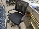 舒客艺家 电脑椅办公椅职员网椅转椅会议椅子家用电脑靠背椅休闲椅培训椅 106黑色-加固钢爪 实拍图