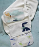 babycare婴儿隔汗巾吸汗巾儿童3-6岁纯棉口水巾跳舞熊24*42cm（3条装） 实拍图
