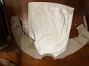 优衣库男装女装宽松插肩袖T恤/休闲长袖上衣484016 31 米色 XL /180/108B 实拍图