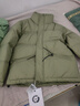 杰逊斯加厚保暖羽绒服男士冬季潮流韩版痞帅立领羽绒外套男装短款羽绒衣 A343-CF86-绿色 M 建议90-115斤 实拍图