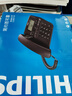 飞利浦（PHILIPS）电话机座机 固定电话 办公家用 家庭有线电话 来电显示 双接口 免电池 CORD118黑色 实拍图