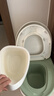 babycare马桶坐便器蹲便器儿童马桶仿真马桶坐便圈2-6岁宝宝便盆温特绿 实拍图