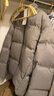 优衣库女装无缝羽绒连帽外套/外套夹克25秋冬新款478577 06 铅灰色 L /160/88A 实拍图