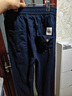 大嘴猴（paul frank）休闲裤男秋冬季美式裤子男士工装裤男裤宽松长裤 藏蓝色 XL 实拍图