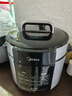 美的（Midea）电压力锅电高压锅高压电饭锅微压电饭煲6升0涂层304不锈钢不粘家用加深双内胆3-12人煲汤炖肉煮饭 【少盐提鲜】0涂层不锈钢 6L 实拍图