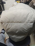 网易严选25新品90鸭绒超蓬羽绒服休闲面包服石墨烯保暖轻量抗菌防泼水 25秋冬立领-卡其米 XL 实拍图