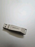 联想（Lenovo）64G 个性定制手机U盘 Type-C USB3.2 双接口旋转优盘 金属耐用 商务办公必备 SS370系列 灰色 实拍图