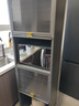 帅仕（shuaishi）厨房用具置物架落地餐边橱柜冰箱夹缝收纳碗柜微波炉烤箱储物柜子 灰【整柜加高】5层50长42深-加深款 实拍图