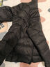 骆驼（CAMEL）轻薄羽绒服女防泼水90%绒子立领外套 J1W1PLN139B 幻影黑 XXXL 实拍图