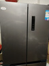 华凌 美的冰箱出品61cm超薄十字双开门对开多门四门冰箱国家补贴20%一级能效风冷无霜家用HR-426WSP 实拍图