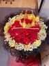 琐拉鲜花速递玫瑰花束求婚生日礼物送女友全国同城花店配送 52朵红玫瑰花束—吾爱 实拍图
