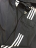 adidas经典三条纹运动连帽夹克外套男女春季阿迪达斯三叶草 黑色   M 实拍图