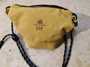 Lee轻便旅行包袋女短途旅游小包包休闲户外运动包通勤斜挎包 姜黄色 实拍图