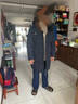 波司登25年冬季羽绒服90绒男士修身中长款休闲加厚脱卸帽休闲外套 实拍图