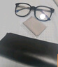 村田稻夫防蓝光眼镜 平光镜 防辐射眼镜 大框高清护目镜男女 亮黑框 实拍图