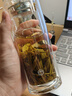 京东京造双层加厚玻璃杯 无铅高硼硅带茶隔水杯304茶隔泡茶杯男士360mL 实拍图