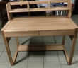 源氏木语儿童书桌可升降实木学习桌北欧写字桌家用【橡木书桌+矮架1.1m】 实拍图