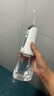 松下（Panasonic）电动冲牙器便携式洗牙器家用牙结石牙齿清洁水牙线牙科正畸 皓月白[进口电机]标配 实拍图