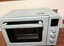 海氏（Hauswirt）C40三代电烤箱家用烘焙多功能发酵一体机食品级搪瓷内胆智能菜单 湖水绿 40L 【国家补贴】 实拍图