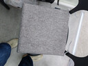 润眠（Rainmr） 坐垫椅子垫座椅垫办公室久坐记忆棉餐椅垫座垫学生四季用垫子 方形-银灰色 40cm*40cm 实拍图