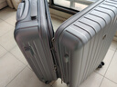 爱华仕行李箱20英寸男小型拉杆箱旅行箱女密码箱飞机登机箱6182磨砂灰色 实拍图