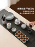 京东京造茶具整套 套装汝窑功夫茶具茶杯茶壶高档 月白18件【礼盒装】 实拍图