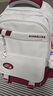 PRUY减负护脊书包大容量高中学生初中生书包女生小学生双肩背包 红配白 长32厚19高46cm 实拍图
