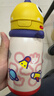 babycare儿童水杯6个月以上宝宝霸王龙不锈钢保温杯上学450ml-新旧款混发 实拍图
