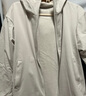 优衣库女装防风拉链连帽外套/内里摇粒绒户外防水472150 01 乳白色 M /160/84A 实拍图