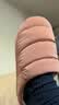 科柔（KENROLL）男女生冬款居家保暖鹅绒防滑休闲棉拖鞋 实拍图