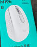 罗技（Logitech）M196 无线蓝牙鼠标 办公鼠标 笔记本商务办公家用 小巧便携 对称手型 玫瑰粉 实拍图