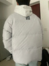阿迪达斯 （adidas）冬季男子通勤防风保暖上衣立领运动70%鸭绒羽绒服 L码 实拍图