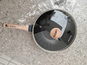 九阳（Joyoung）黑金麦饭石色不粘炒菜锅家用不粘炒锅燃气电磁炉通用 30cm 实拍图