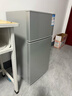新飞冰箱小型租房用 一级能效冷 藏冷冻两用1-2人家用小冰箱 出租房双门电冰箱办公室两门 25年升级 76A128L一级能效【带净味盒】银 实拍图