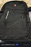 朗斐书包男士双肩包中学生初中生高中大学生运动背包商务笔记本电脑包 加大号黑色 实拍图
