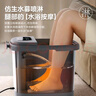 美的（Midea）泡脚桶杀菌暖脚足浴盆全自动按摩保暖洗脚盆理疗熏蒸暖泡喷淋生日礼物送男女友长辈ZL310深空灰 实拍图
