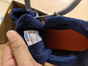 特步（XTEP）儿童童鞋精貂绒内里革面防风保暖免系带棉鞋 深邃蓝/阴影灰 36码 实拍图