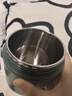 沃德百惠（WORTHBUY）早餐牛奶杯燕麦杯带盖勺外带便携不锈钢汤杯保温水杯 绿色480ML 实拍图