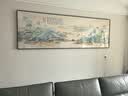 瑞尚（RUISHANG） 新中式客厅装饰画大气山水画横版沙发背景墙画挂画轻奢晶瓷壁画 千里江山图 240*80/晶瓷面/适合3.5沙发 实拍图