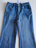 UR2025秋季新款女装复古丹宁水洗猫须喇叭牛仔长裤UYB850006 雾霾蓝 27 实拍图