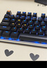 达尔优（dareu）EK815机械合金版机械键盘 有线键盘 游戏键盘 108键单光 多键无冲  吃鸡键盘 黑银青轴 实拍图